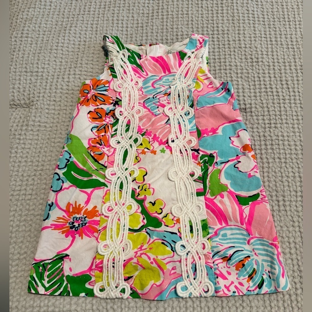 Lilly Pulitzer x Target Nosey Posey Infant Shift Dress 18 Months Colorful EUC